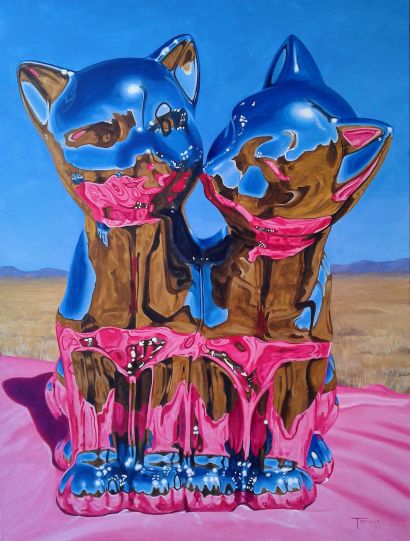 Krome Kats - a Paint Artowrk by Lucretia Torva